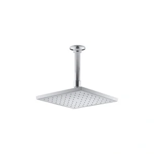 KOHLER 1-Spray Patterns 8 in. Ceiling Mount Rain Fixed Shower Head in Polished Chrome