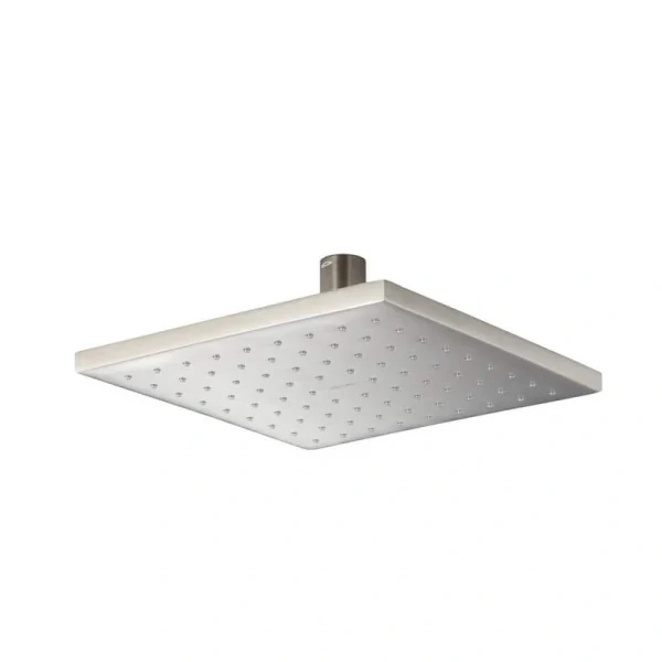 KOHLER 1-Spray Patterns 8 in. Ceiling Mount Rain Fixed Shower Head in Vibrant Brushed Nickel
