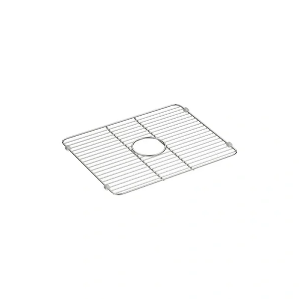 KOHLER 18-1/4 in. x 14-3/8 in. Smart Divide Stainless Steel Large Sink Rack