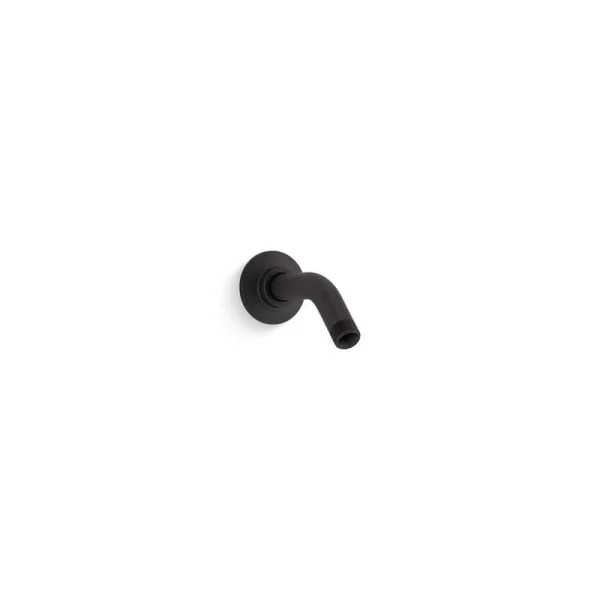 KOHLER 2.5 in. Wall Mount Shower Arm in Matte Black