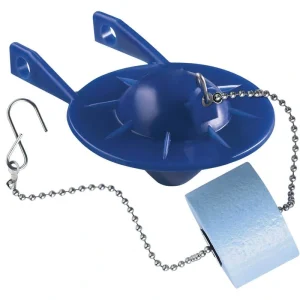 KOHLER 2 in. Blue Toilet Flapper with Float Used in Various 2-Piece Toilets