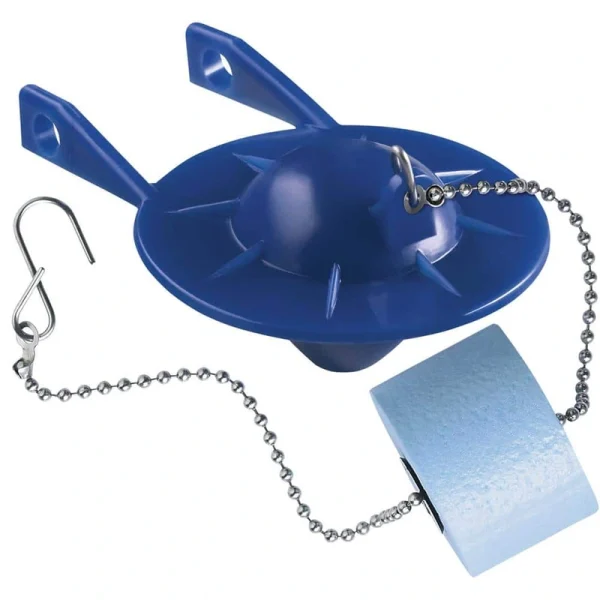KOHLER 2 in. Blue Toilet Flapper with Float Used in Various 2-Piece Toilets