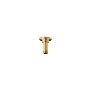 KOHLER 3.75 in. Ceiling Mount Shower Arm in Vibrant Brushed Moderne Brass