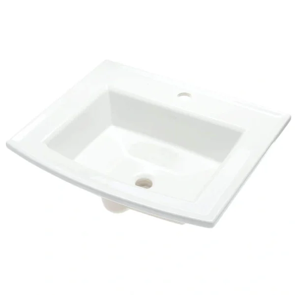 KOHLER Archer 22-3/4 in. Drop-In Vitreous China Bathroom Sink in White with Overflow Drain