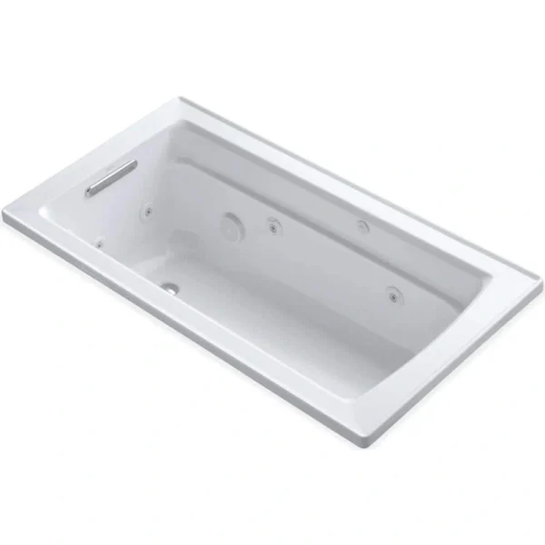 KOHLER Archer 5 ft. Whirlpool Tub in White