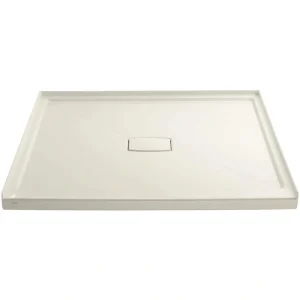 KOHLER Archer 60 in. x 60 in. Single Threshold Shower Base in Biscuit