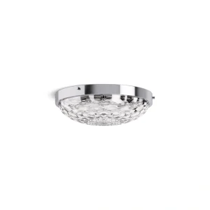 KOHLER Arendela 15 in. 3-Light Polished Chrome Flush Mount