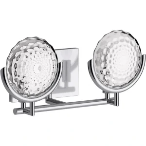 KOHLER Arendela 2-Light 17 in. W Polished Chrome Sconce