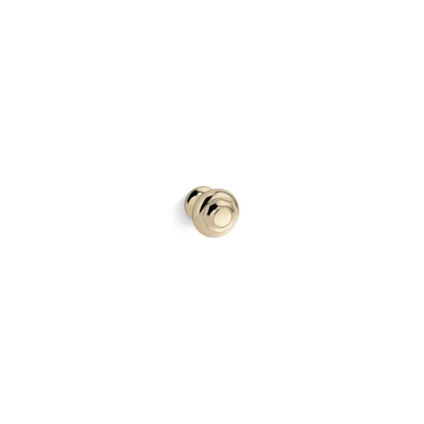 KOHLER Artifacts 1 in. Vibrant French Gold Cabinet Knob