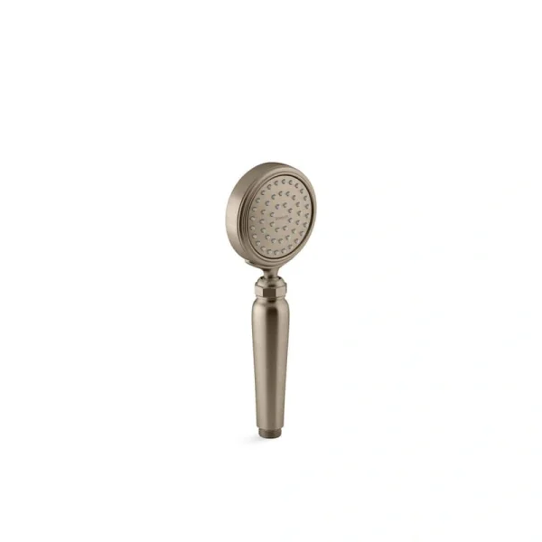 KOHLER Artifacts 1-Spray Wall Mount Handheld Shower Head with 2.5 GPM in Vibrant Brushed Bronze