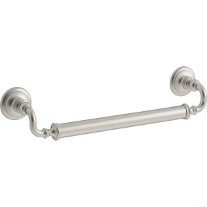 KOHLER Artifacts 18 in. Grab Bar in Vibrant Brushed Nickel