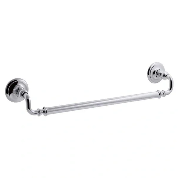 KOHLER Artifacts 18 in. Towel Bar in Polished Chrome