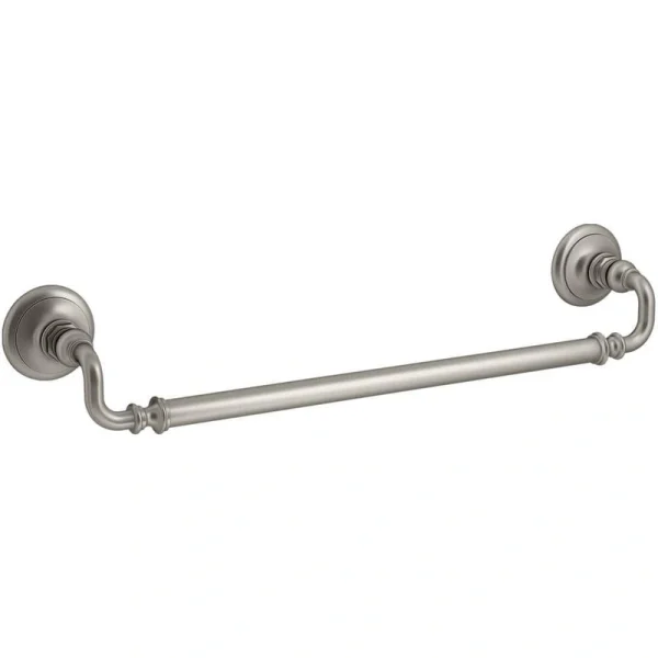 KOHLER Artifacts 18 in. Towel Bar in Vibrant Brushed Nickel
