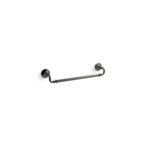 KOHLER Artifacts 18 in. Wall Mounted Single Towel Bar in Vibrant Titanium