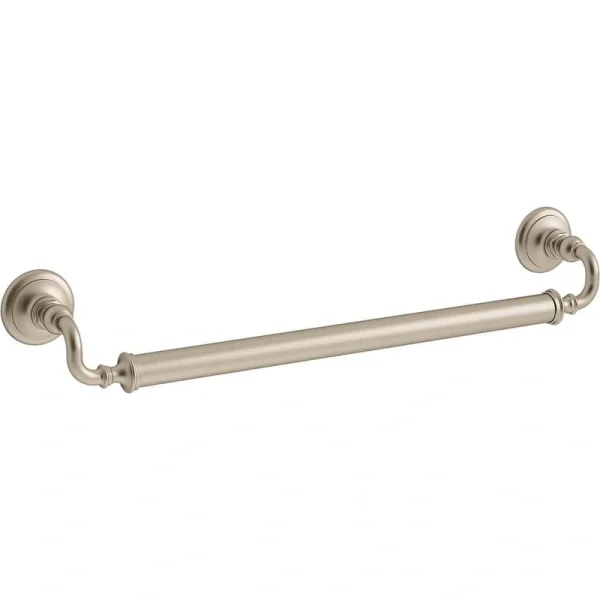 KOHLER Artifacts 24 in. Grab Bar in Vibrant Brushed Bronze