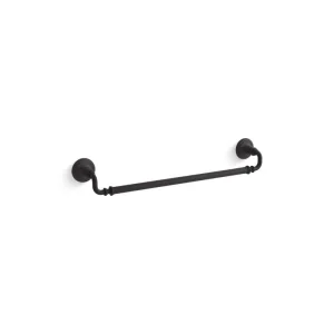 KOHLER Artifacts 24 in. Towel Bar in Matte Black