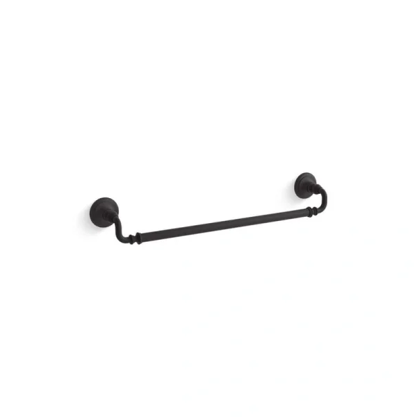 KOHLER Artifacts 24 in. Towel Bar in Matte Black