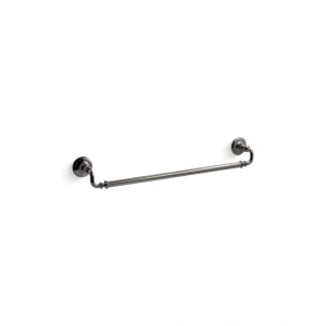 KOHLER Artifacts 24 in. Wall Mounted Single Towel Bar in Vibrant Titanium