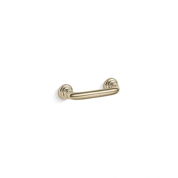 KOHLER Artifacts 3 in. (76 mm) Center-to-Center Vibrant French Gold Cabinet Bar Pull