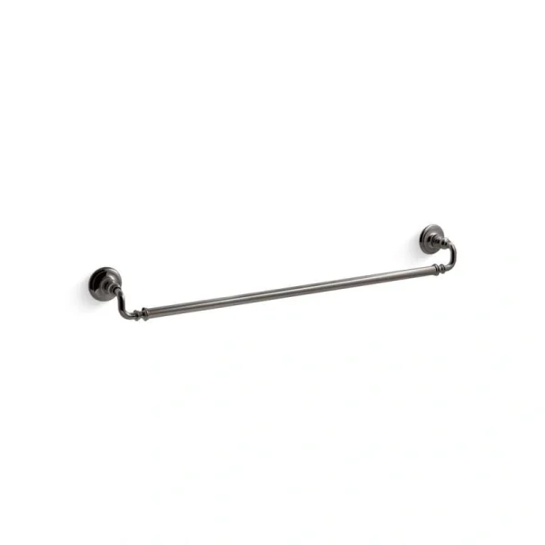 KOHLER Artifacts 30 in. Wall Mounted Single Towel Bar in Vibrant Titanium