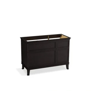 KOHLER Artifacts 48 in. x 21.89 in. D x 34.49 in. H Bath Vanity Cabinet without Top in Carbon Oak