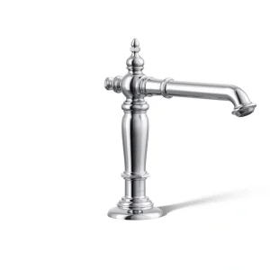 KOHLER Artifacts 6.625 in. Bathroom Sink Spout with Column Design in Polished Chrome
