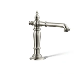 KOHLER Artifacts 6.625 in. Bathroom Sink Spout with Column Design in Vibrant Polished Nickel
