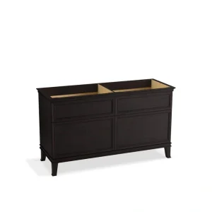KOHLER Artifacts 60 in. W x 21.89 in. D x 34.49 in. H Bath Vanity Cabinet without Top in Carbon Oak