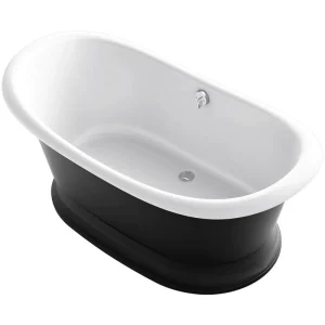 KOHLER Artifacts 66 in. x 33 in. Bath, Iron Gate Back