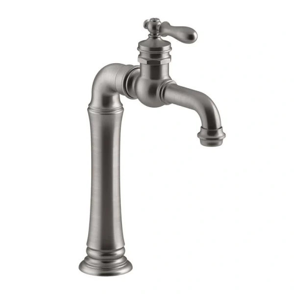 KOHLER Artifacts Single-Handle Gentleman’s Bar Faucet in Vibrant Stainless