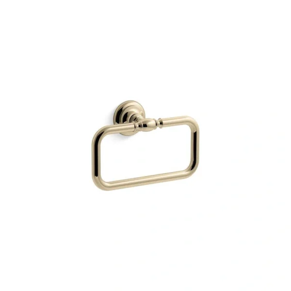 KOHLER Artifacts Towel Ring in Vibrant French Gold