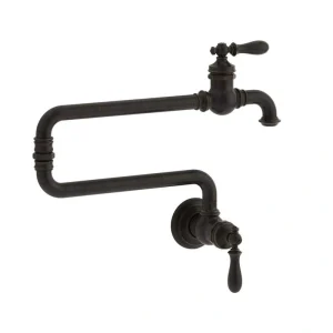 KOHLER Artifacts Wall Mounted Pot Filler with 22 in. Extended Spout in Oil-Rubbed Bronze