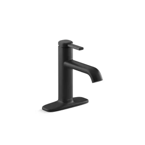 KOHLER Ashan Single Hole Single-Handle Bathroom Faucet in Matte Black
