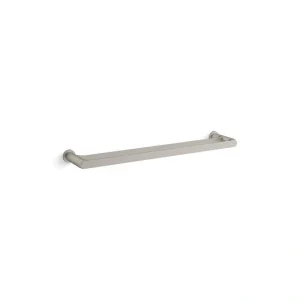 KOHLER AVID 24 in. wall mounted double towel bar in brushed nickel