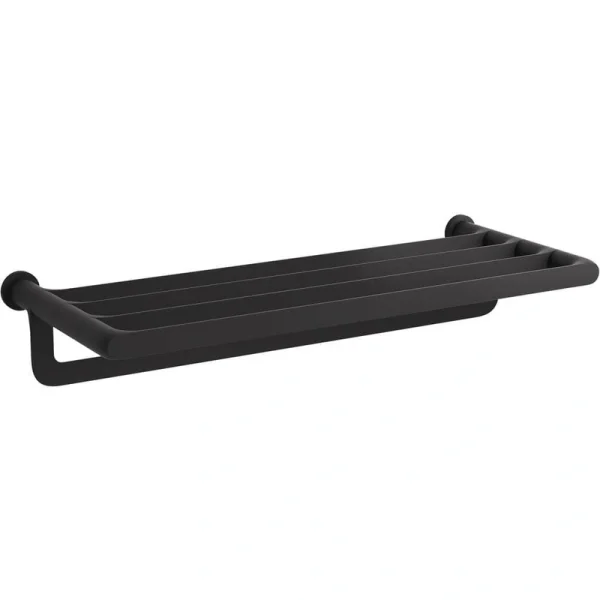 KOHLER Avid 4-Bar Hotelier Towel Rack in Matte Black