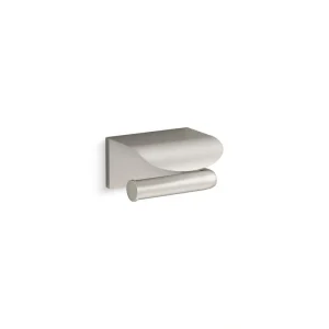 KOHLER Avid Covered Toilet Paper holder in Vibrant Brushed Nickel