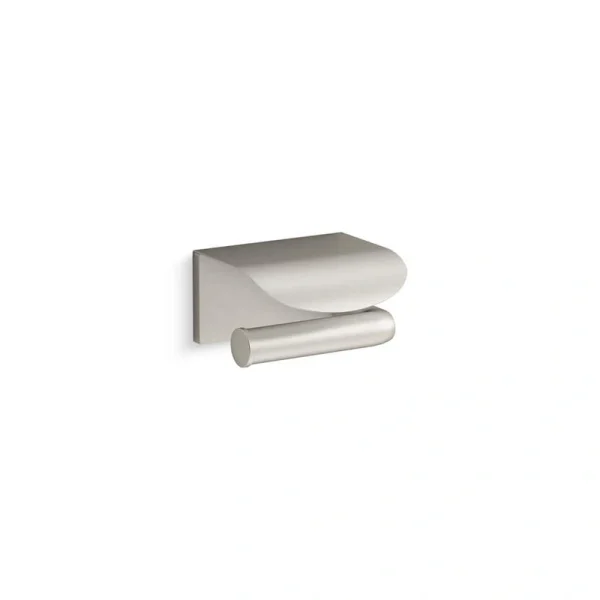 KOHLER Avid Covered Toilet Paper holder in Vibrant Brushed Nickel