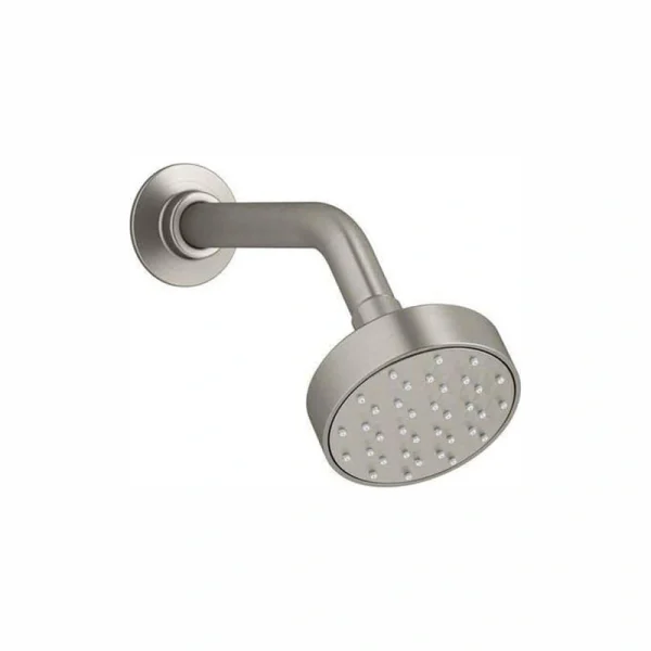 KOHLER Awaken 1-Spray 3.6 in. Single Wall Mount Fixed Shower Head in Brushed Nickel