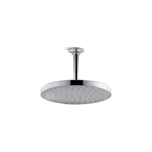 KOHLER Awaken 1-Spray Patterns 2.5 GPM 9.875 in. Ceiling Mount Fixed Shower Head in Polished Chrome