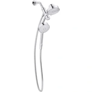 KOHLER Awaken 3-Spray 5 in. Dual Wall Mount Fixed and Handheld Shower Head 2.5 GPM in Polished Chrome