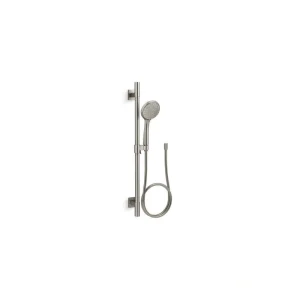 KOHLER Awaken B110 24 in. 4-Spray Wall Mount Handheld Shower Head with 2.5 GPM in Vibrant Brushed Nickel