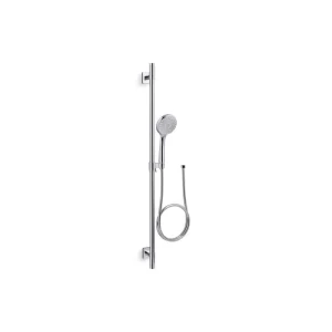 KOHLER Awaken B110 36 in. Premium 4-Spray Wall Mount Handheld Shower Head with 2.5 GPM in Polished Chrome