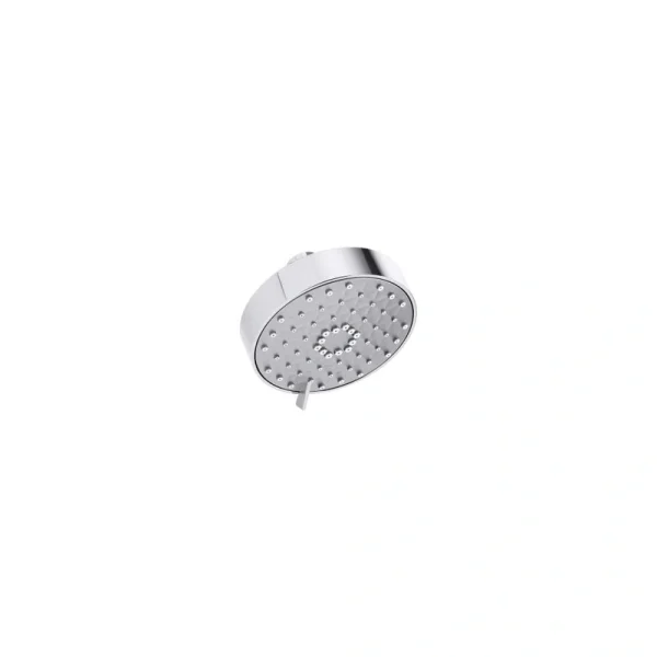 KOHLER Awaken G110 3-Spray Patterns 2.5 GPM 4. 3125 in. Wall Mount Fixed Shower Head in Polished Chrome