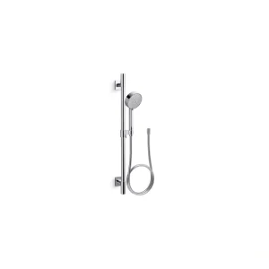 KOHLER Awaken G110 4-Spray Wall Mount Handheld Shower Head with 2.5 GPM in Polished Chrome