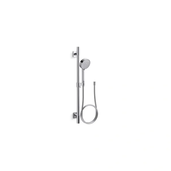 KOHLER Awaken G110 4-Spray Wall Mount Handheld Shower Head with 2.5 GPM in Polished Chrome
