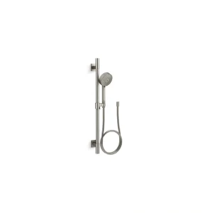 KOHLER Awaken G110 4-Spray Wall Mount Handheld Shower Head with 2.5 GPM in Vibrant Brushed Nickel