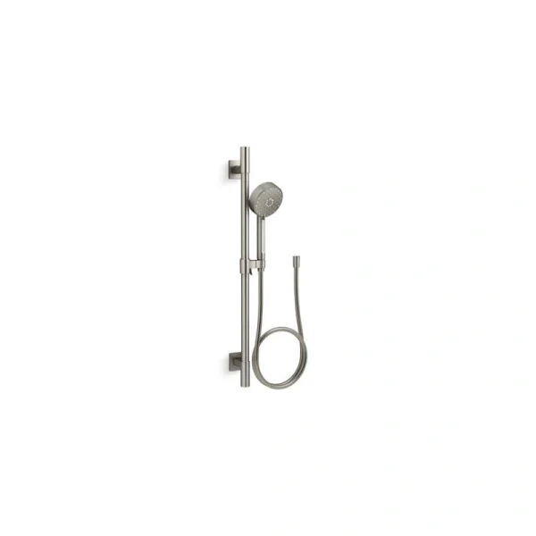KOHLER Awaken G110 4-Spray Wall Mount Handheld Shower Head with 2.5 GPM in Vibrant Brushed Nickel