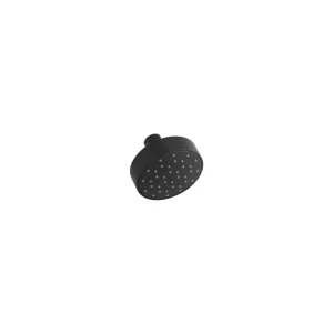 KOHLER Awaken G90 1-Spray Patterns with 2.5 GPM 3.5 in. Wall Mount Fixed Showerhead in Matte Black