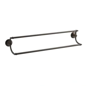 KOHLER Bancroft 24 in. Double Towel Bar in Oil-Rubbed Bronze