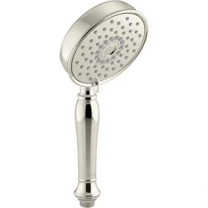 KOHLER Bancroft 3-Spray 5.2 in. Triple Wall Mount Handheld Shower Head in Vibrant Polished Nickel